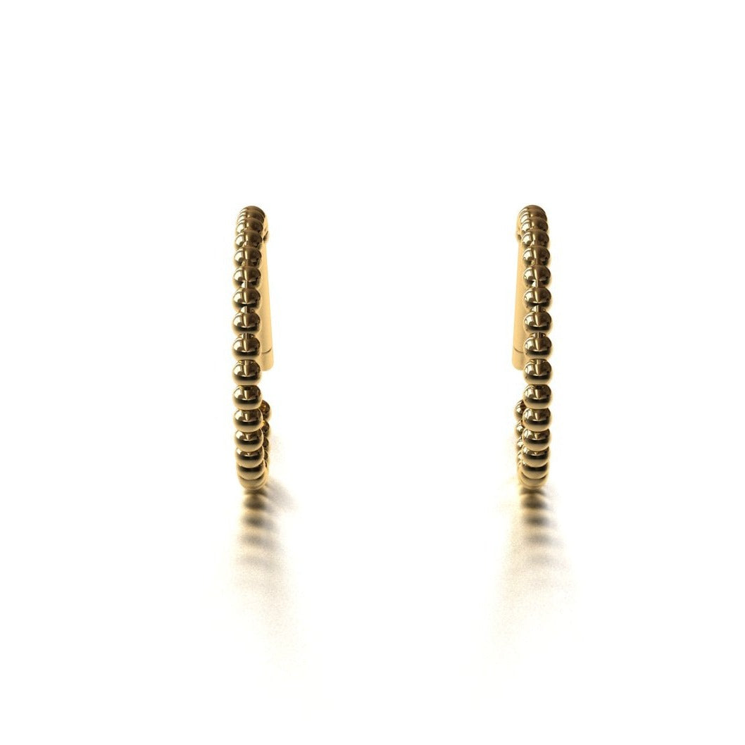 Golden parle earrings