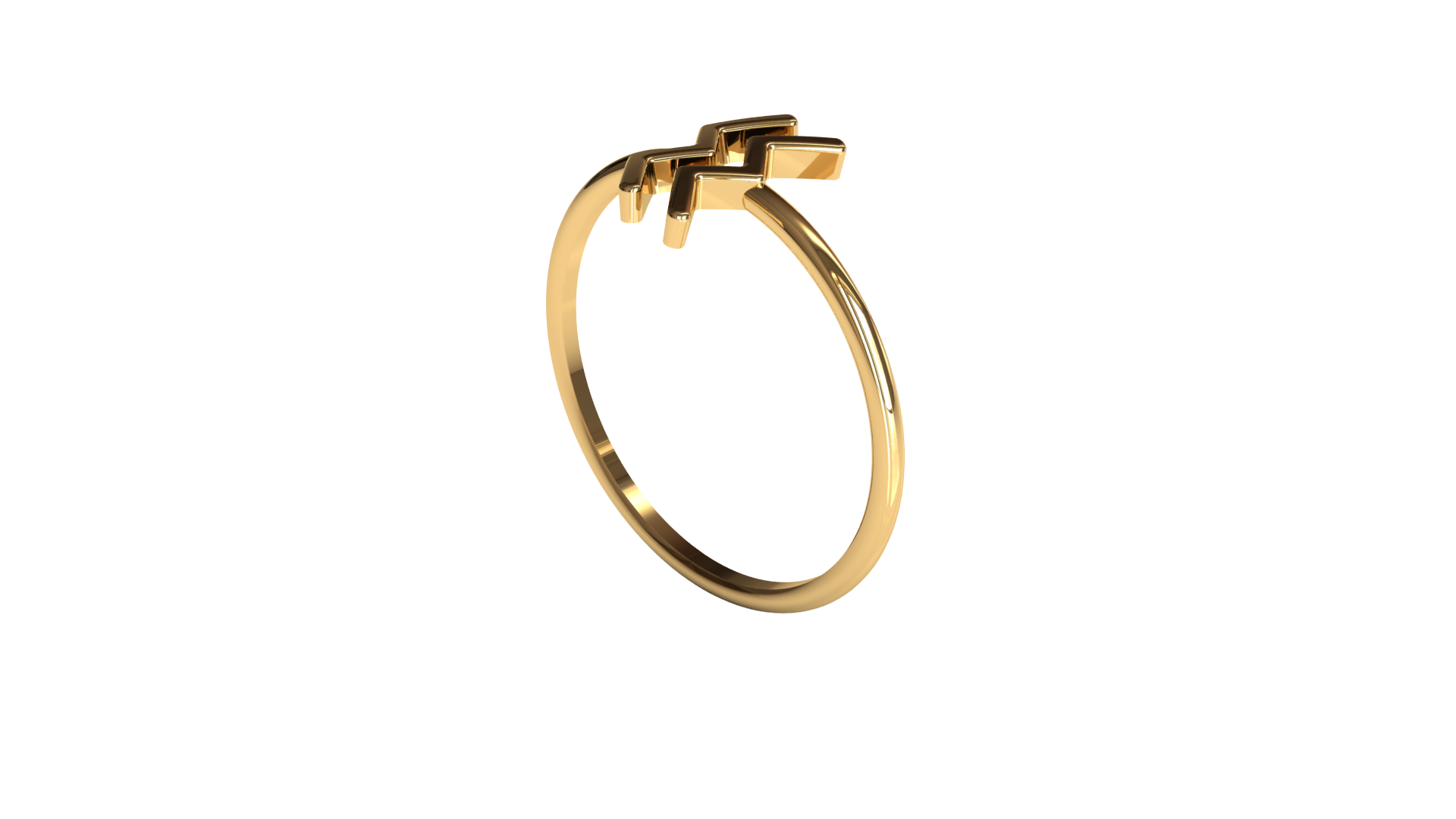 Zodiace N"07 Waterman|Gouden ring