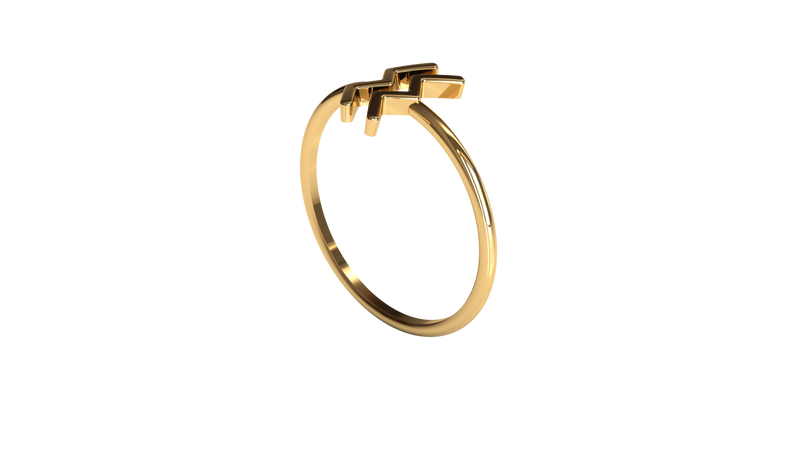 Zodiace N"07 Waterman|Gouden ring