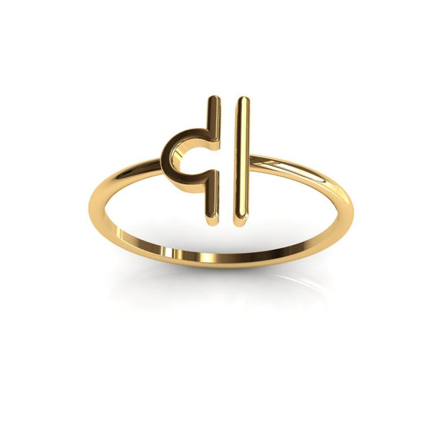 Golden Libra: Balanced Zodiac Beauty in 14K Gold