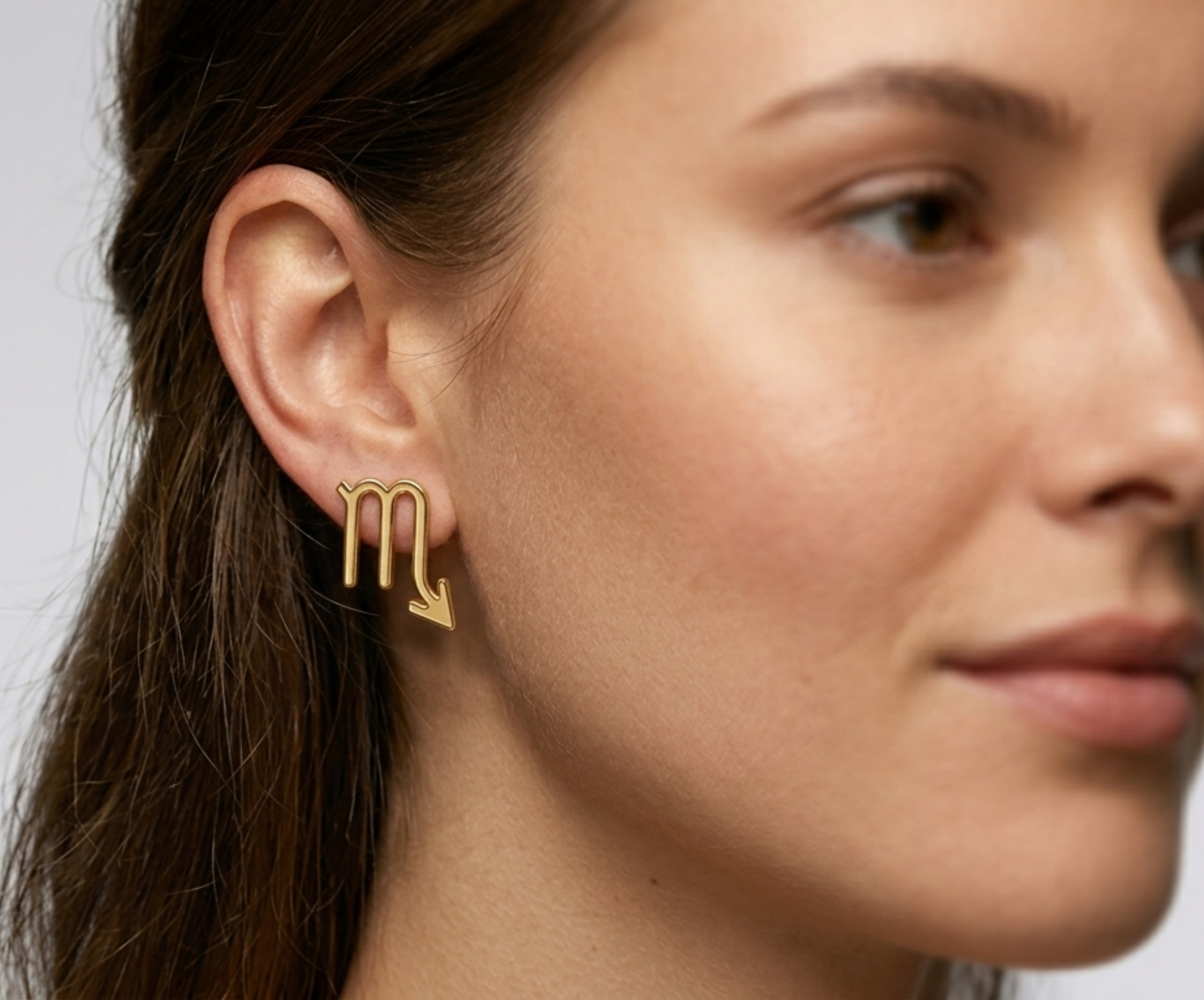 SCORPIO | 14-karat golden earrings | Waterproof jewelry | Personalized Jewellry
