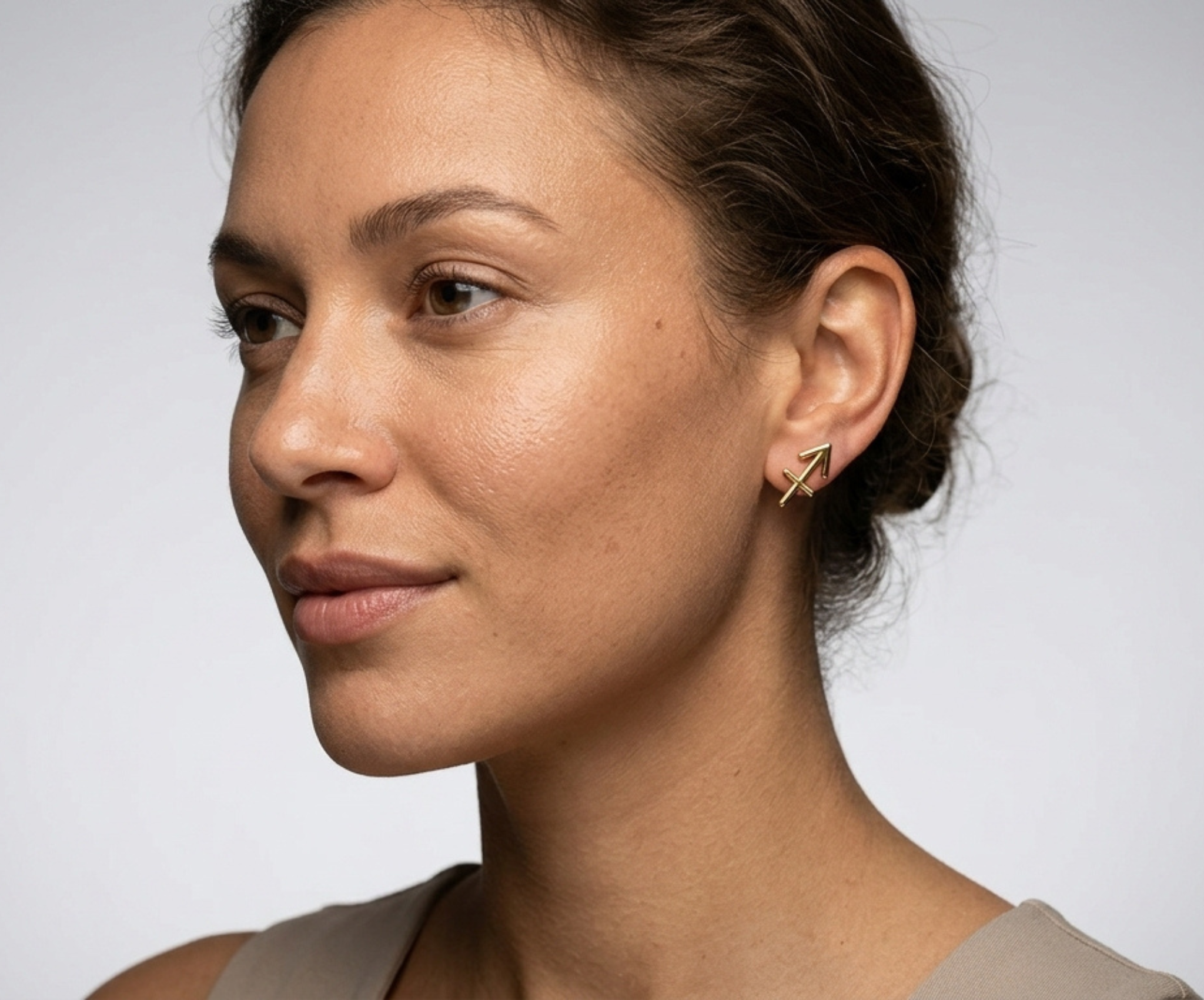 Sagittarius | 14-karat golden earrings