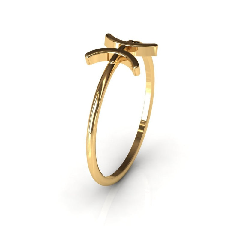 Golden Pisces: Ethereal Zodiac Magic in 14K Gold