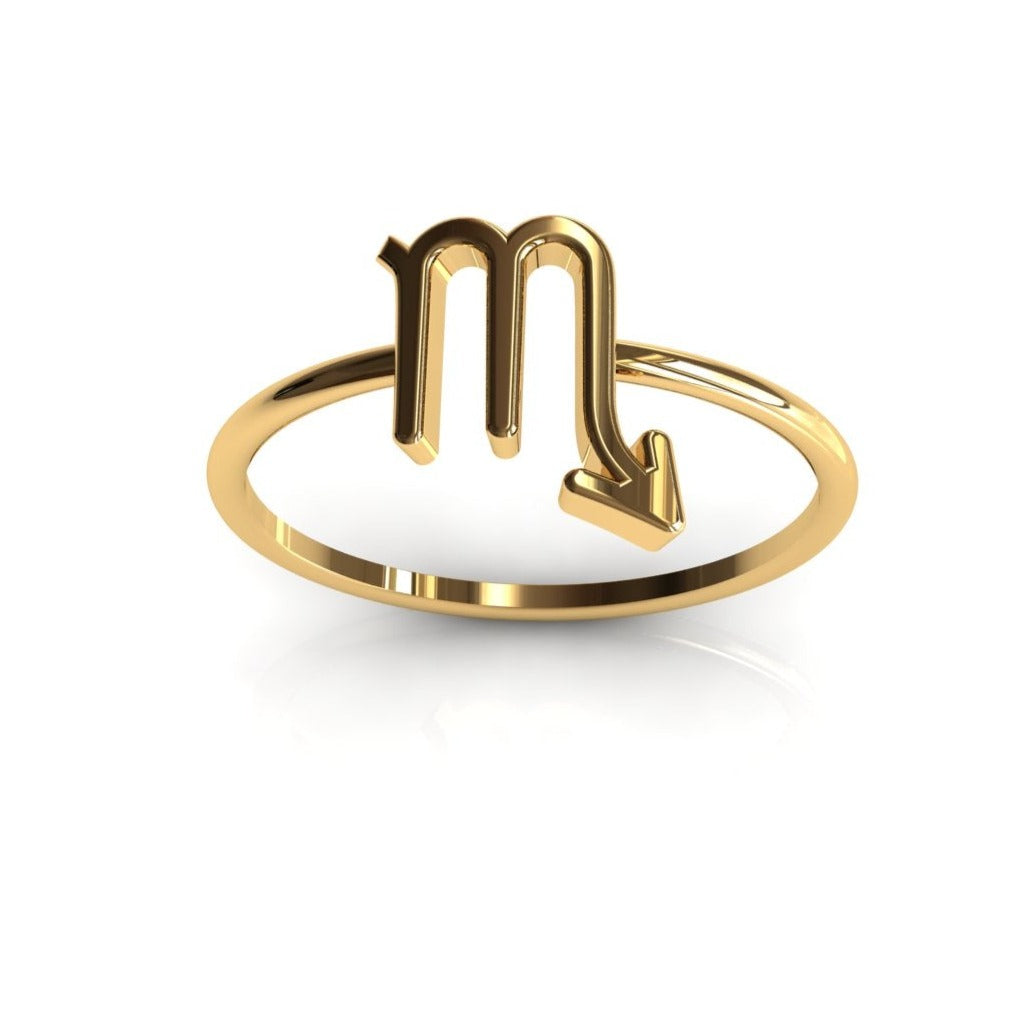 Golden Scorpio: Enigmatic Zodiac Charm in 14K Gold