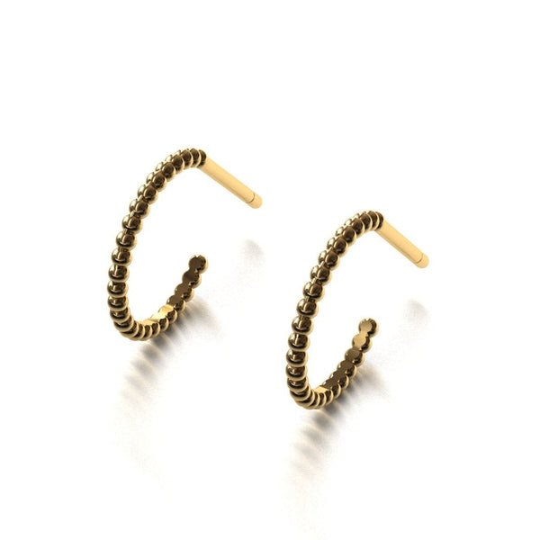 Golden parle earrings