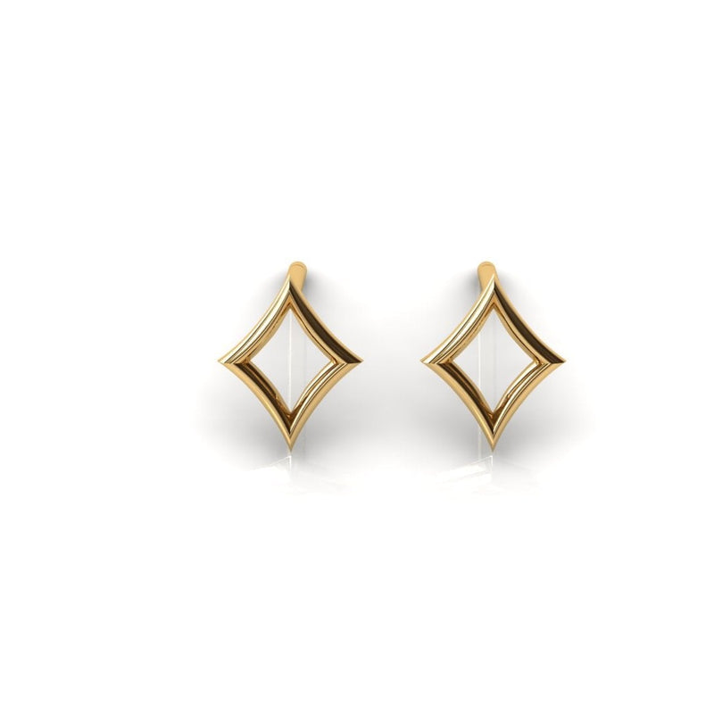 Gold earrings